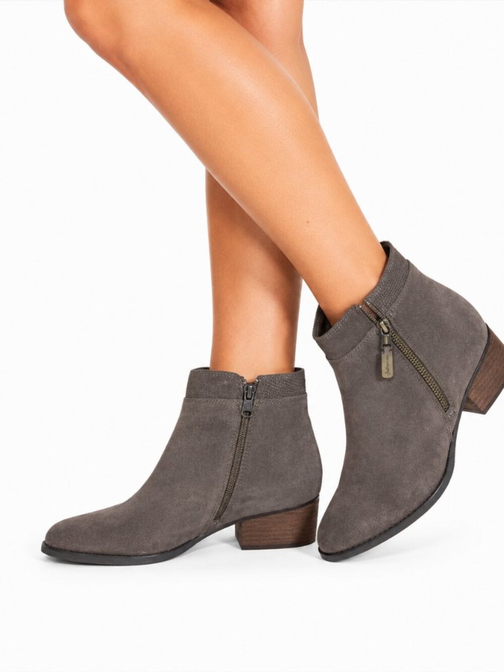 Blondo Isaac Boots 7 Brown Suede Waterproof Ankle Boot‎ Slip On Comfort Winter
